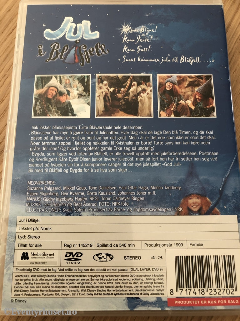 Jul I Blåfjell. 1999. Dvd. 3 Disker. Dvd