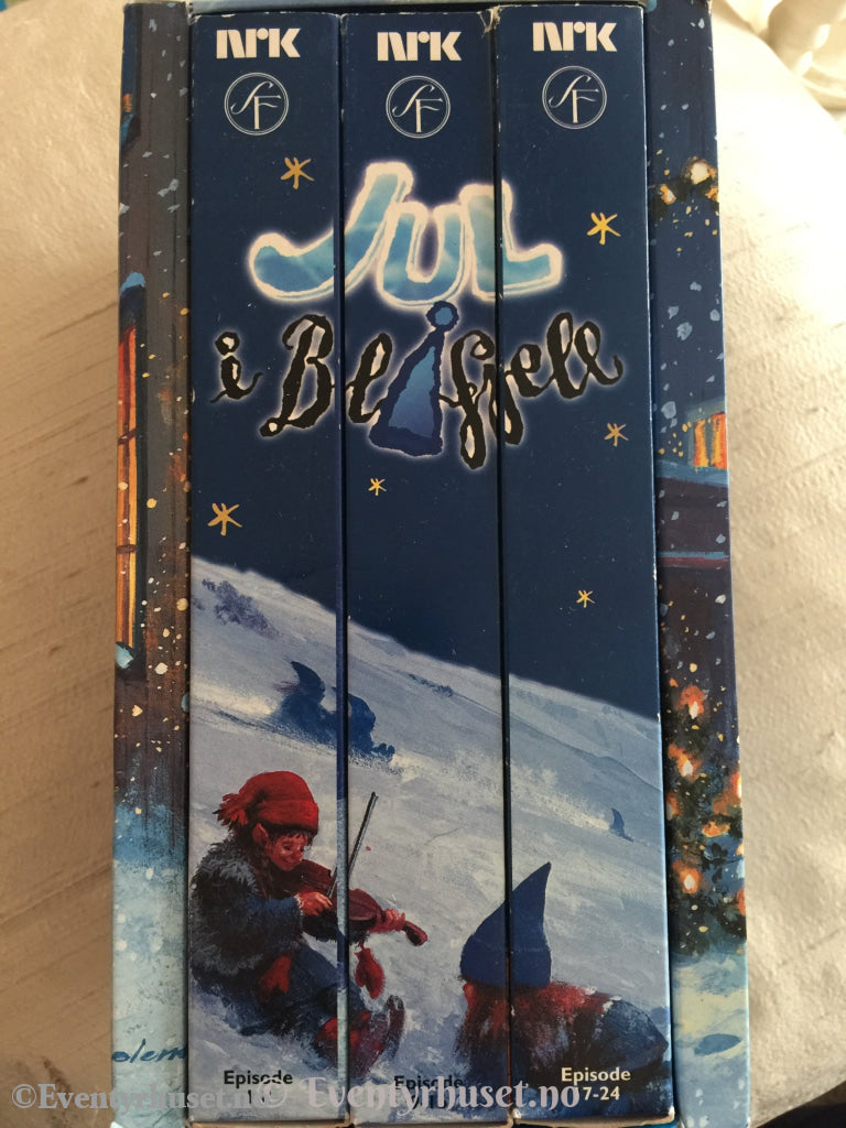 Jul I Blåfjell. Samleboks Vhs. Vhs