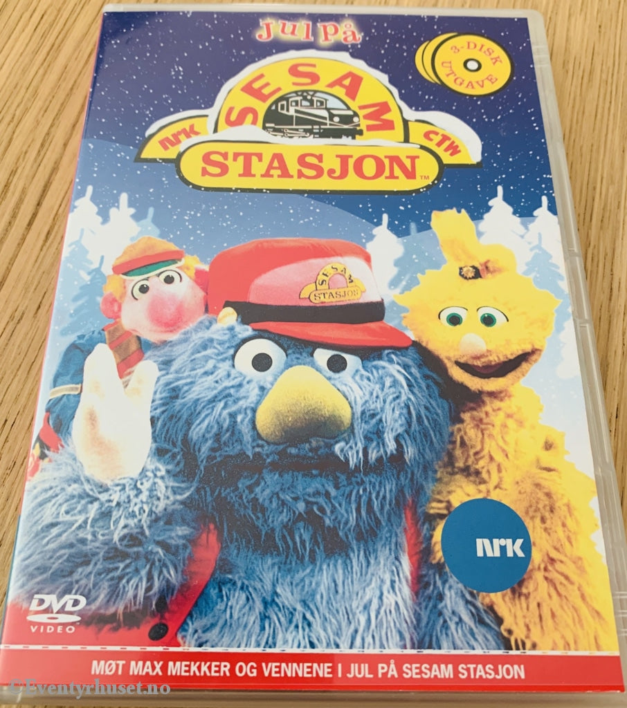 Jul På Sesam Stasjon. 3-Disk Utgave. 1994. Nrk. Dvd. Dvd
