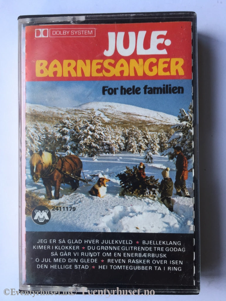Jule Barnesanger For Hele Familien. 1979. Kassettbok. Kassettbok