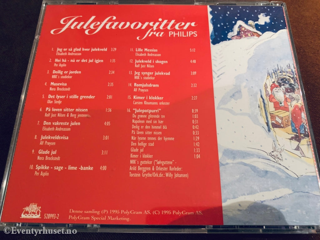 Julefavoritter Fra Phillips. 1995. Cd. Cd