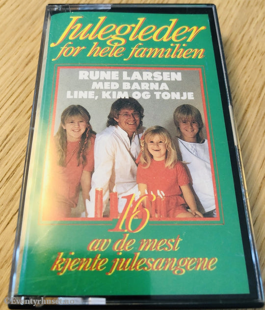 Julegleder For Hele Familien. 1988. Rune Larsen Med Fam. Kassett. Kassett (Mc)