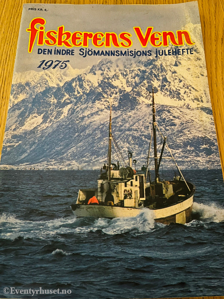 Juleheftet Fiskerens Venn. 1975. Utgitt Av Den Indre Sjømannsmisjon. Julehefter