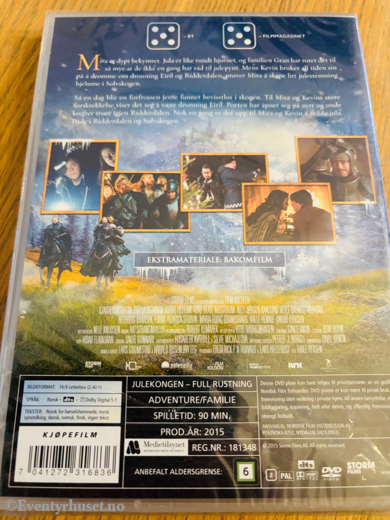 Julekongen - Full rustning (NRK). DVD. Ny i plast! DVD