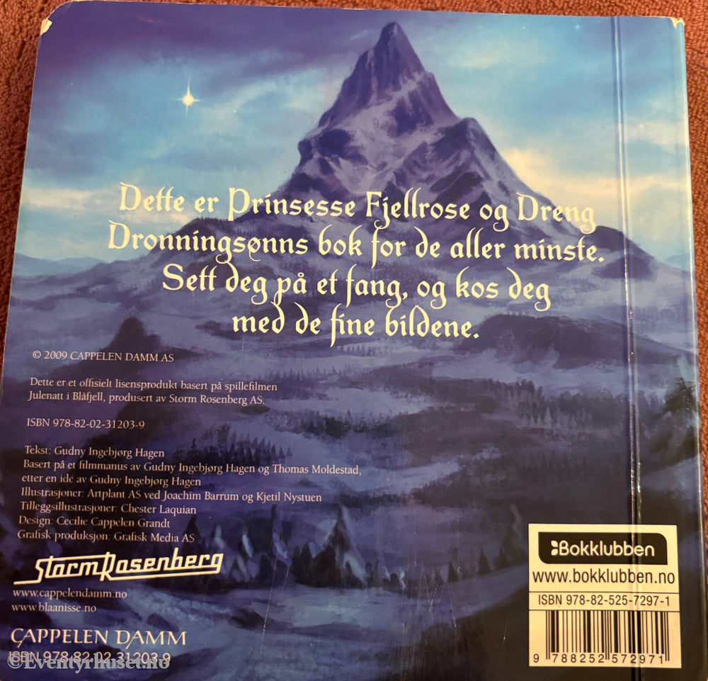 Julenatt i Blåfjell – Fjellrose og Dreng. Bok.