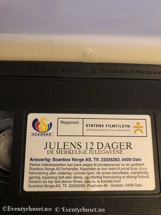 Julens 12 Dager. 1994. Vhs. Vhs