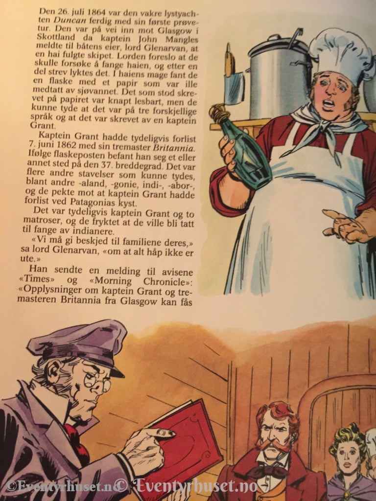 Jules Verne. 1983. Kaptein Grants Barn. Fortelling