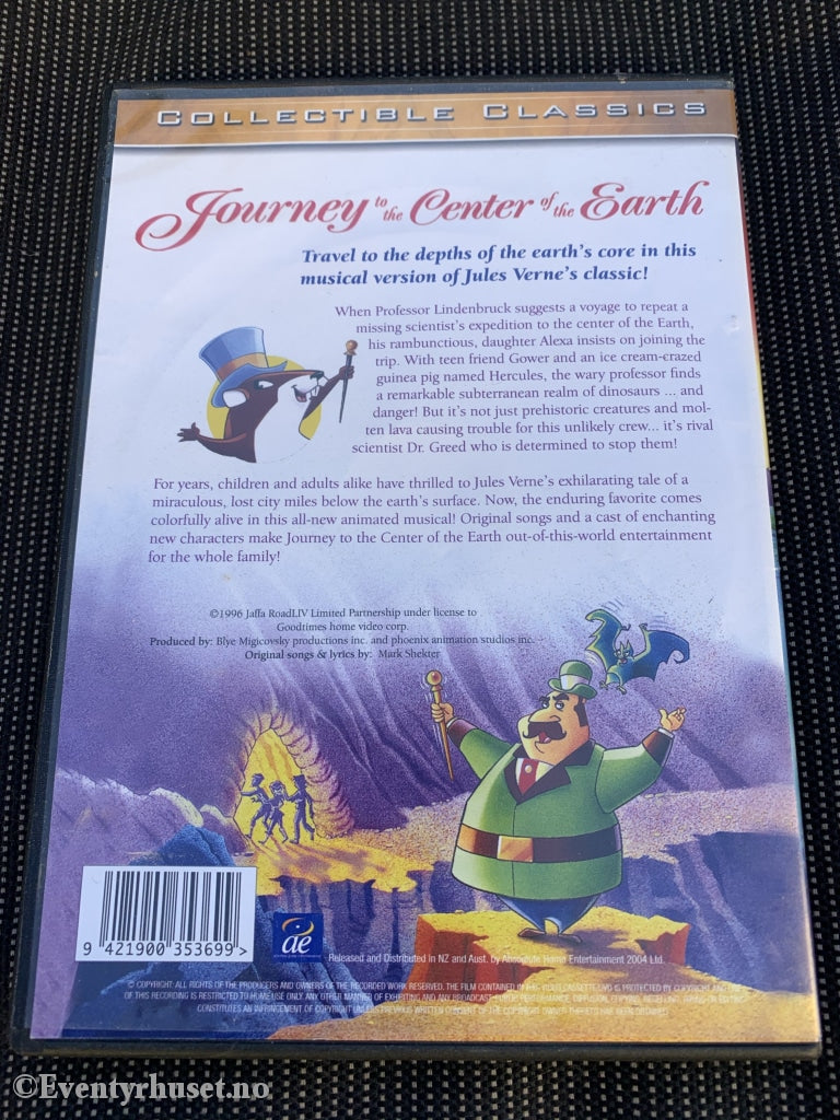 Jules Vernes Journey To The Center Of Earth. 2004. Dvd.