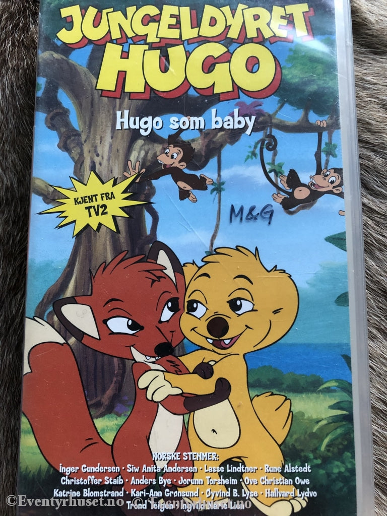 Jungeldyret Hugo. Hugo Som Baby. 2003. Vhs. Vhs