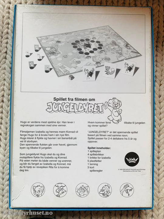 Jungeldyret - Spillet Fra Filmen. 1993. Brettspill. Brettspill