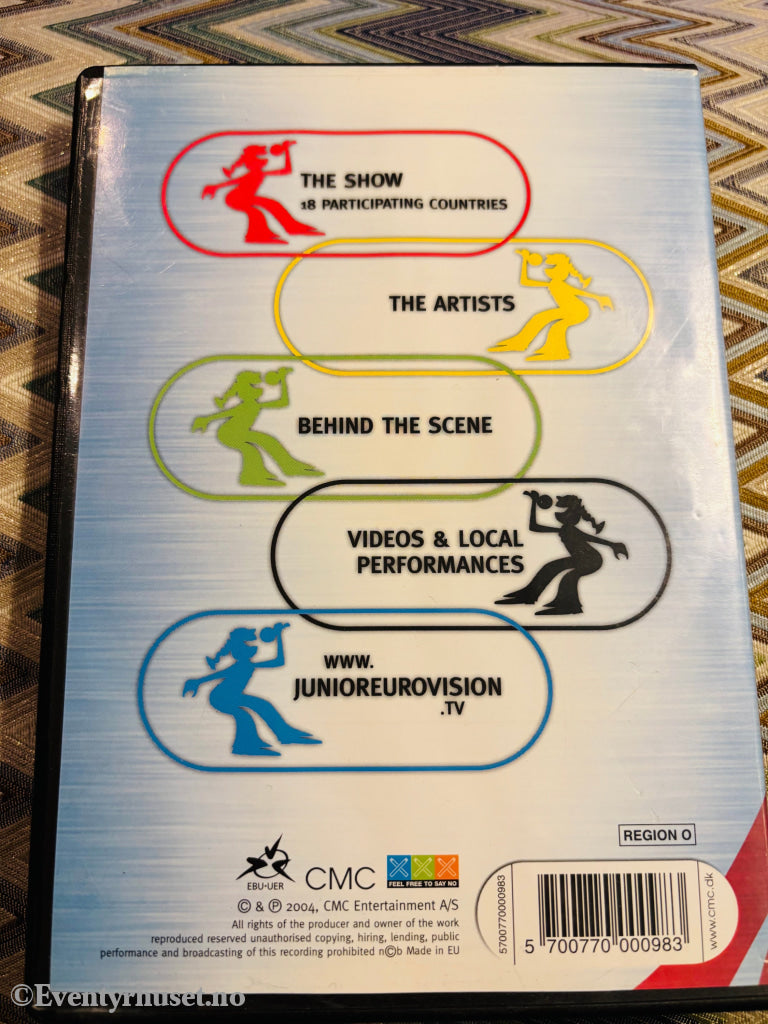 Junior Eurovision Song Contest Lillehammer 04. DVD.