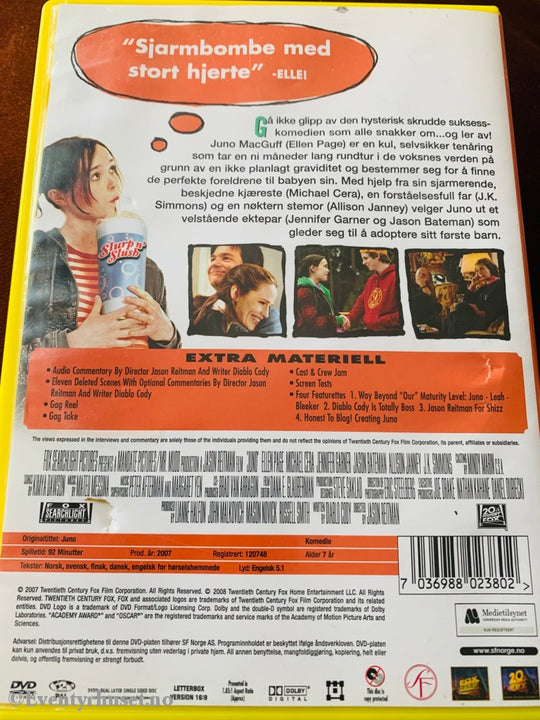 Juno. Dvd. Dvd