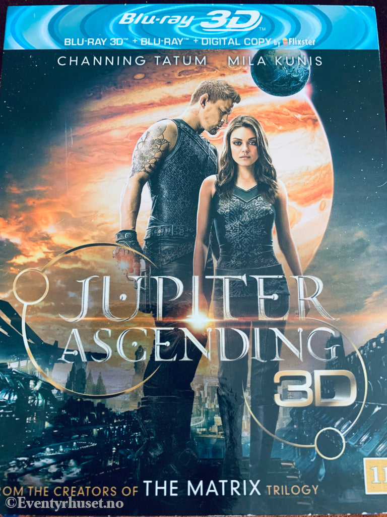 Jupiter Ascending 3D. Blu-Ray Slipcase. Blu-Ray Disc