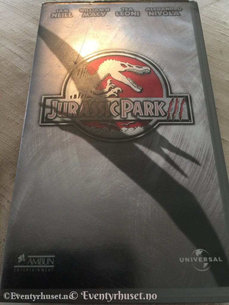 Jurassic Park 3. 2001. Vhs. Vhs