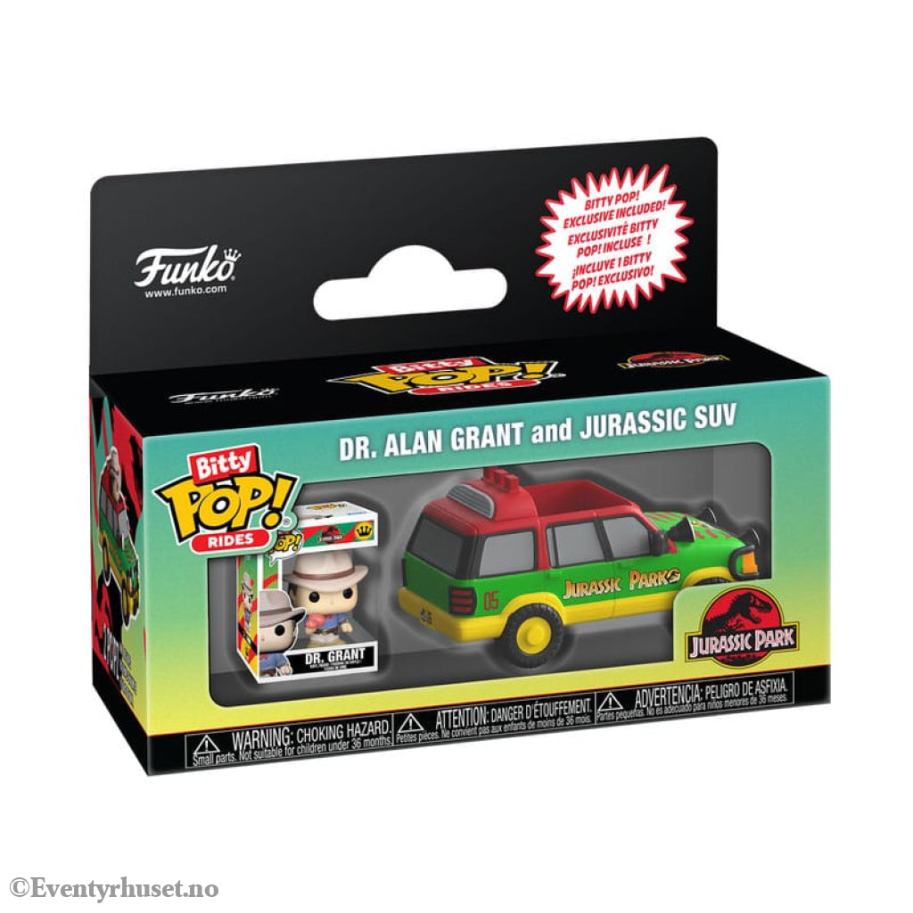 Jurassic Park Bitty POP! Ride Vinyl Figure Jurassic SUV w/Dr. G 2,5 cm Collectibles