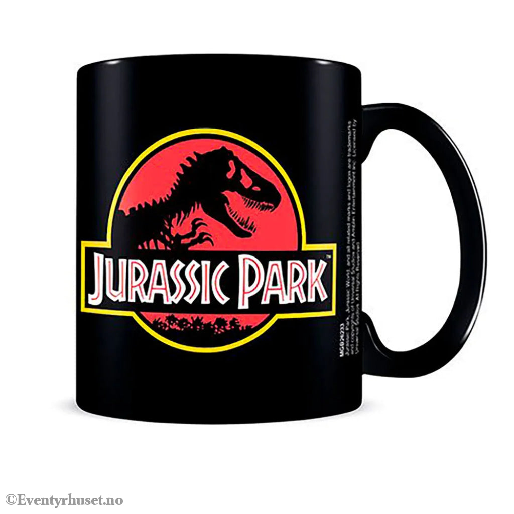 Jurassic Park Breakfast Cup Classic Logo. Mint In Sealed Box (MISB)! Leker