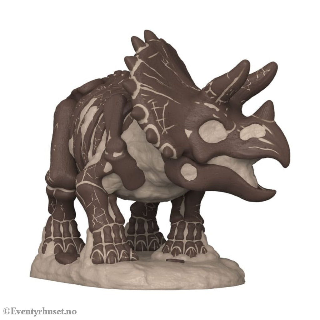 Jurassic Park Fossil POP! Movies Vinyl Figure Triceratops 9 cm Collectibles