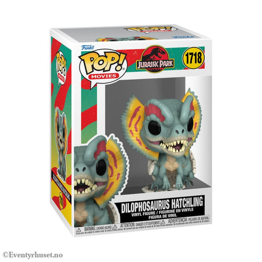 Jurassic Park Hatchling POP! Movies Vinyl Figure Dilophosaurus 9 cm Collectibles