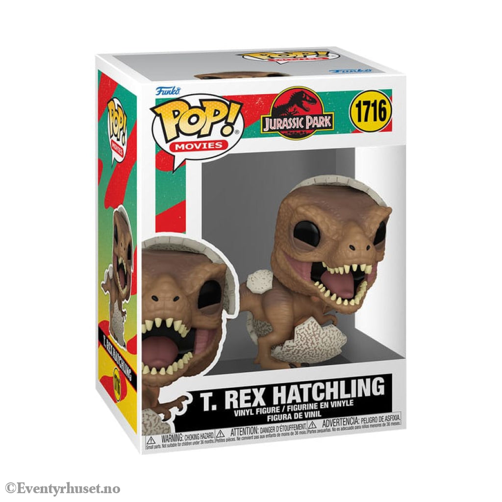 Jurassic Park Hatchling POP! Movies Vinyl Figure Tyrannosaurus Rex 9 cm Collectibles