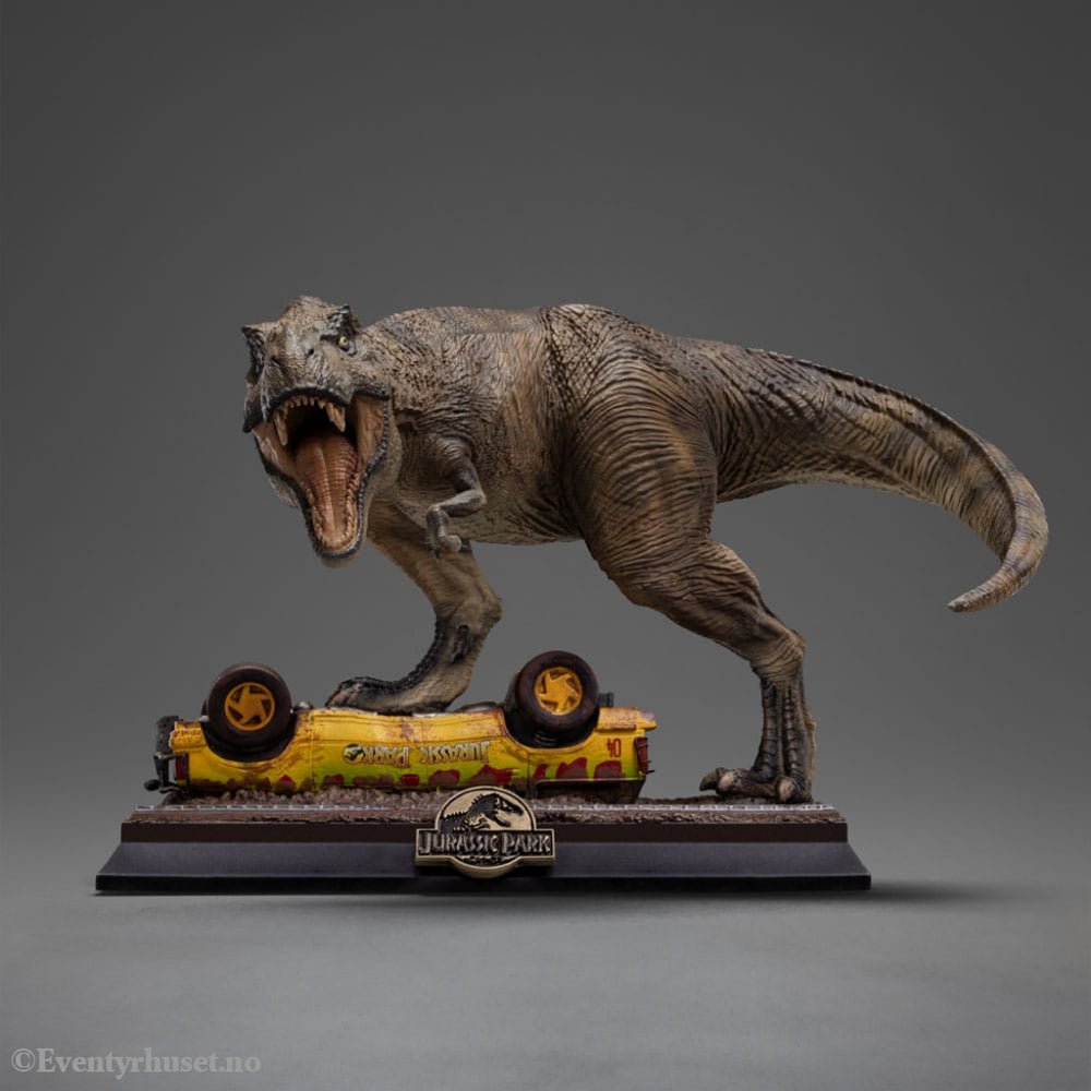 Jurassic Park Icons Statue T-Rex Attack 15 cm Collectibles
