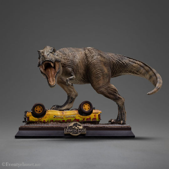 Jurassic Park Icons Statue T-Rex Attack 15 cm Collectibles