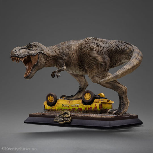 Jurassic Park Icons Statue T-Rex Attack 15 cm Collectibles