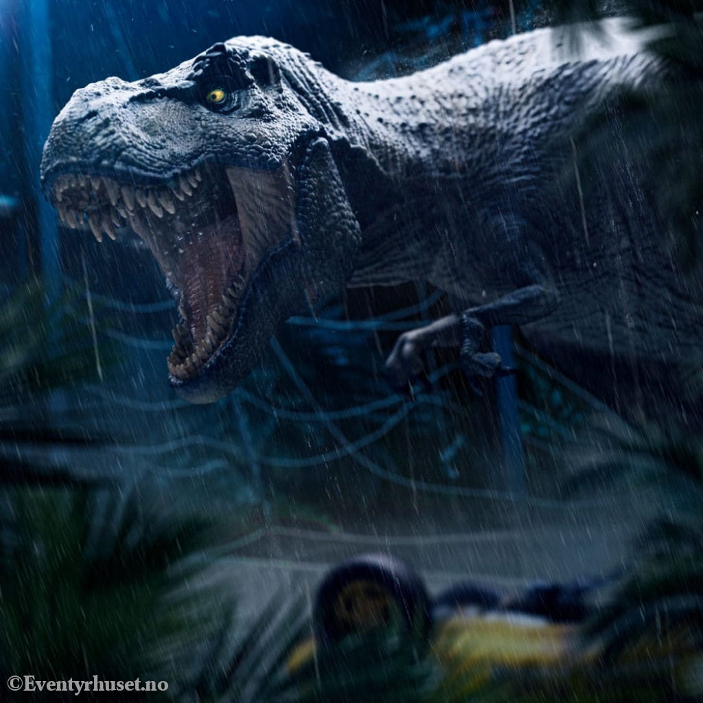 Jurassic Park Icons Statue T-Rex Attack 15 cm Collectibles
