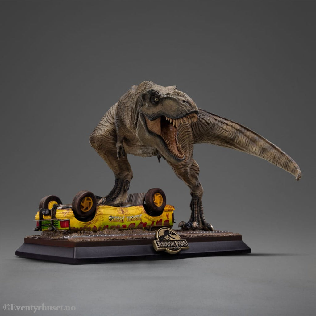 Jurassic Park Icons Statue T-Rex Attack 15 cm Collectibles