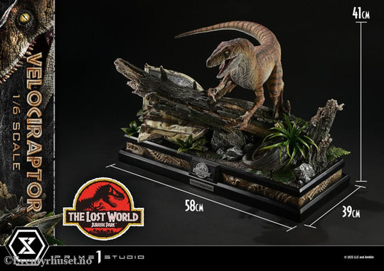 Jurassic Park II Legacy Museum Collection Statue 1/6 Velociraptor Bonus Version 41 cm Collectibles