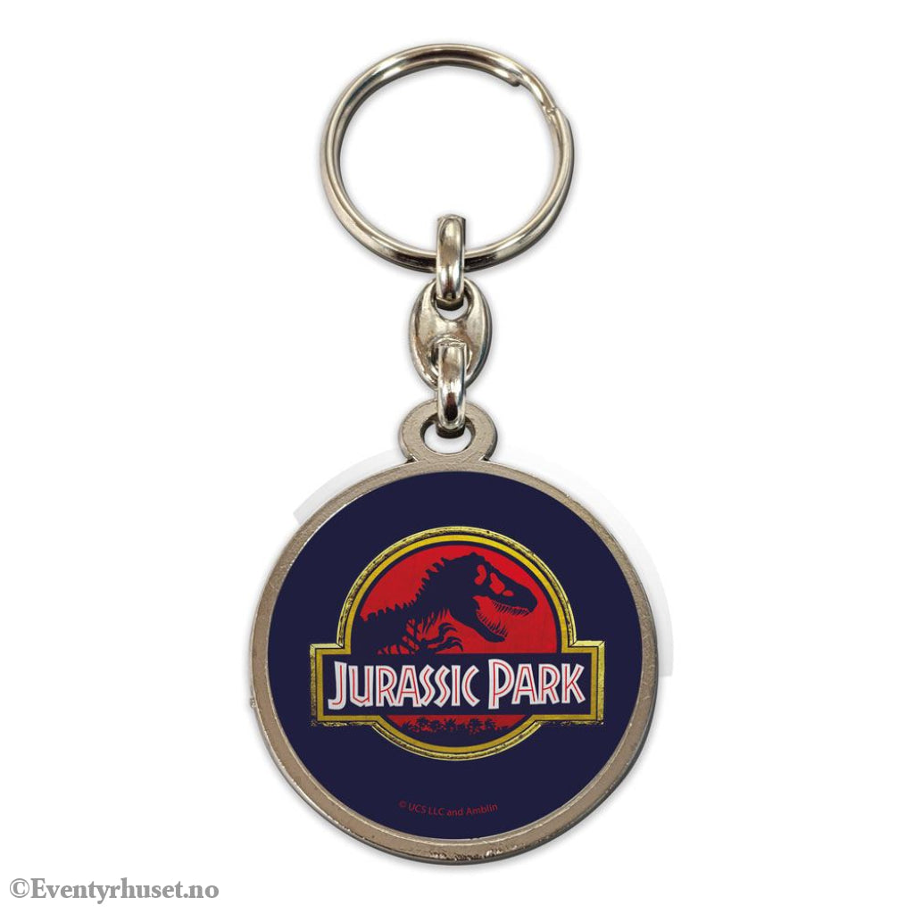 Jurassic Park Metal Keychain Movie Logo 7 cm Fashion & Accessories