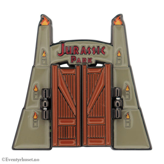 Jurassic Park Pin Badge Gates Hinged Fashion & Accessories