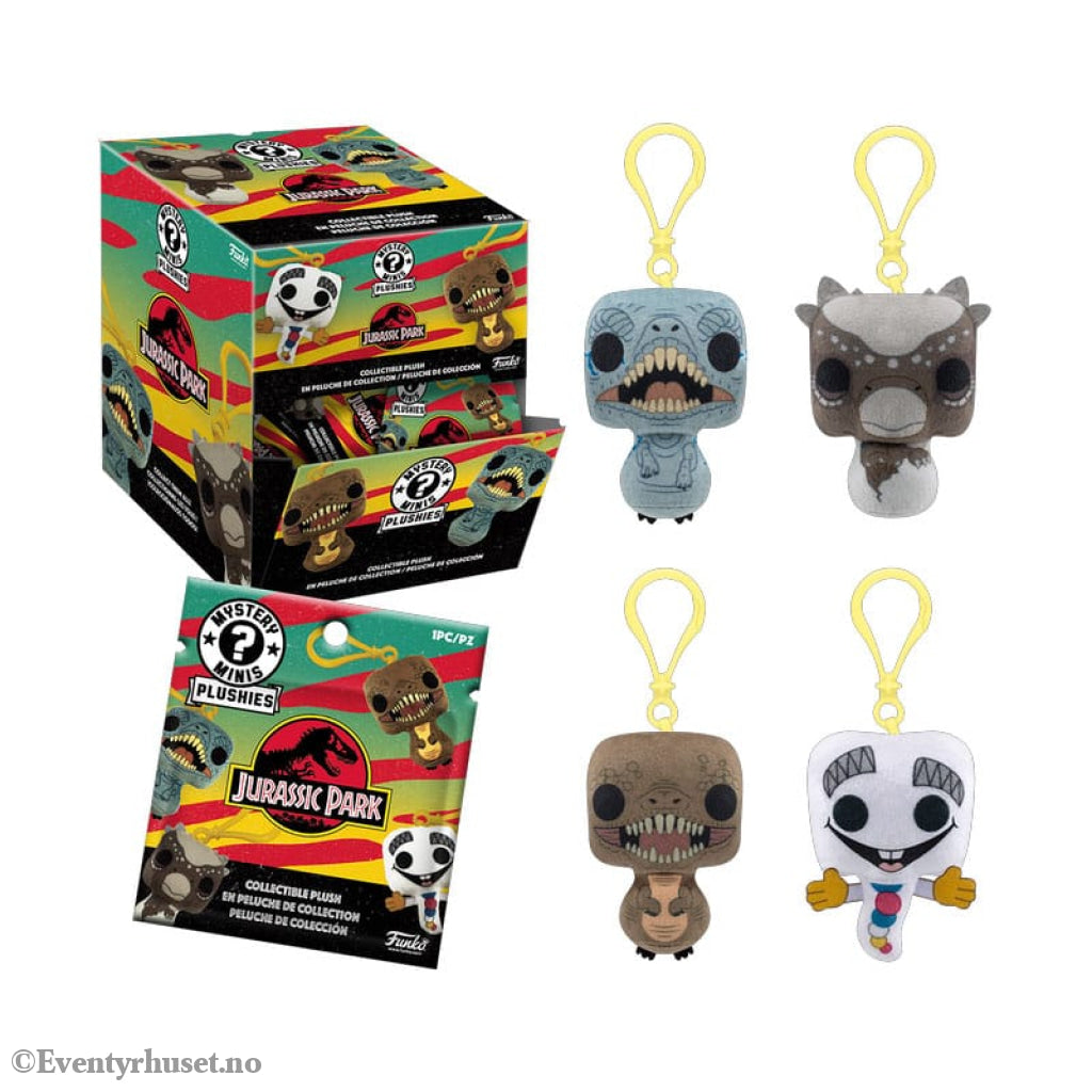Jurassic Park Plush Keychain 5 cm Jurassic Park Fashion & Accessories