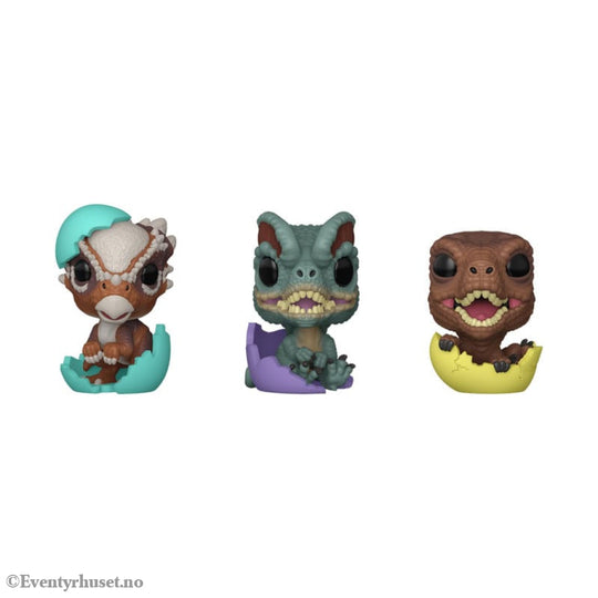 Jurassic Park Pocket POP! Vinyl Figure Easter Egg 3-Pack Dinos 4 cm Collectibles