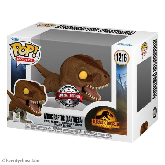 Jurassic Park POP! Movies Vinyl Figure Atrociraptor (Panthera) Exclusive 9 cm Collectibles