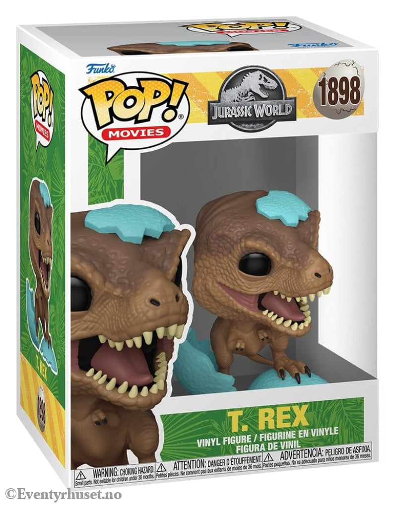 Jurassic Park POP! Movies Vinyl Figure SPRG- T-Rex 9 cm Collectibles