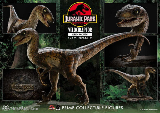 Jurassic Park Prime Collectibles Statue 1/10 Velociraptor Open Mouth 19 cm Collectibles