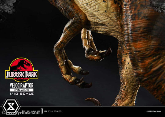 Jurassic Park Prime Collectibles Statue 1/10 Velociraptor Open Mouth 19 cm Collectibles