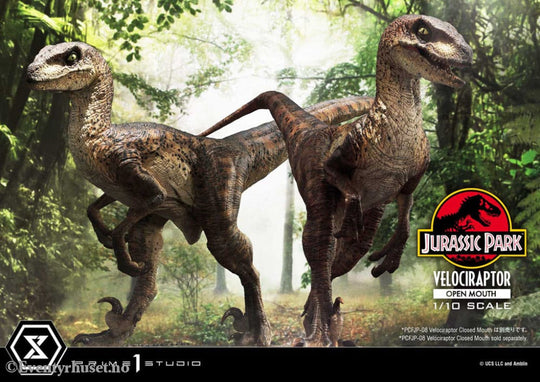 Jurassic Park Prime Collectibles Statue 1/10 Velociraptor Open Mouth 19 cm Collectibles