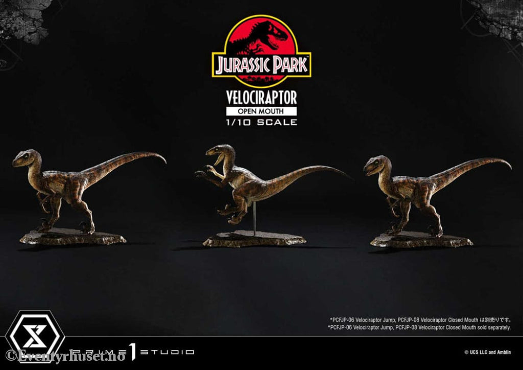 Jurassic Park Prime Collectibles Statue 1/10 Velociraptor Open Mouth 19 cm Collectibles