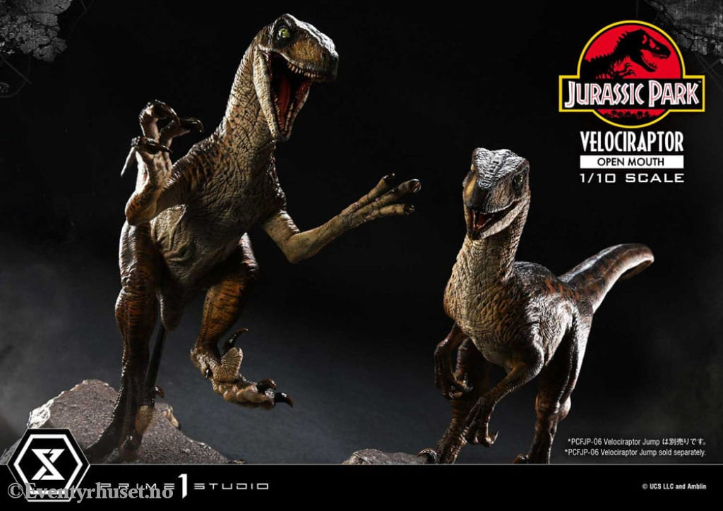 Jurassic Park Prime Collectibles Statue 1/10 Velociraptor Open Mouth 19 cm Collectibles