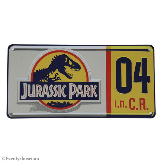 Jurassic Park Replica 1/1 Dennis Nedry License Plate Collectibles
