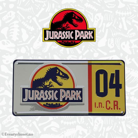 Jurassic Park Replica 1/1 Dennis Nedry License Plate Collectibles