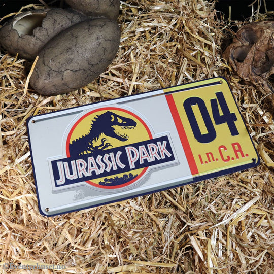 Jurassic Park Replica 1/1 Dennis Nedry License Plate Collectibles