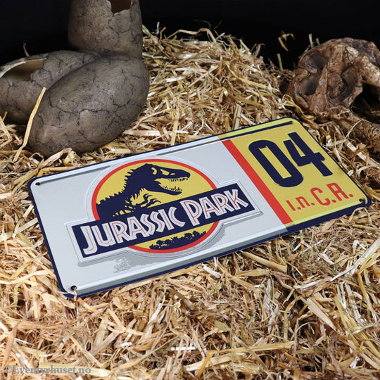 Jurassic Park Replica 1/1 Dennis Nedry License Plate Collectibles