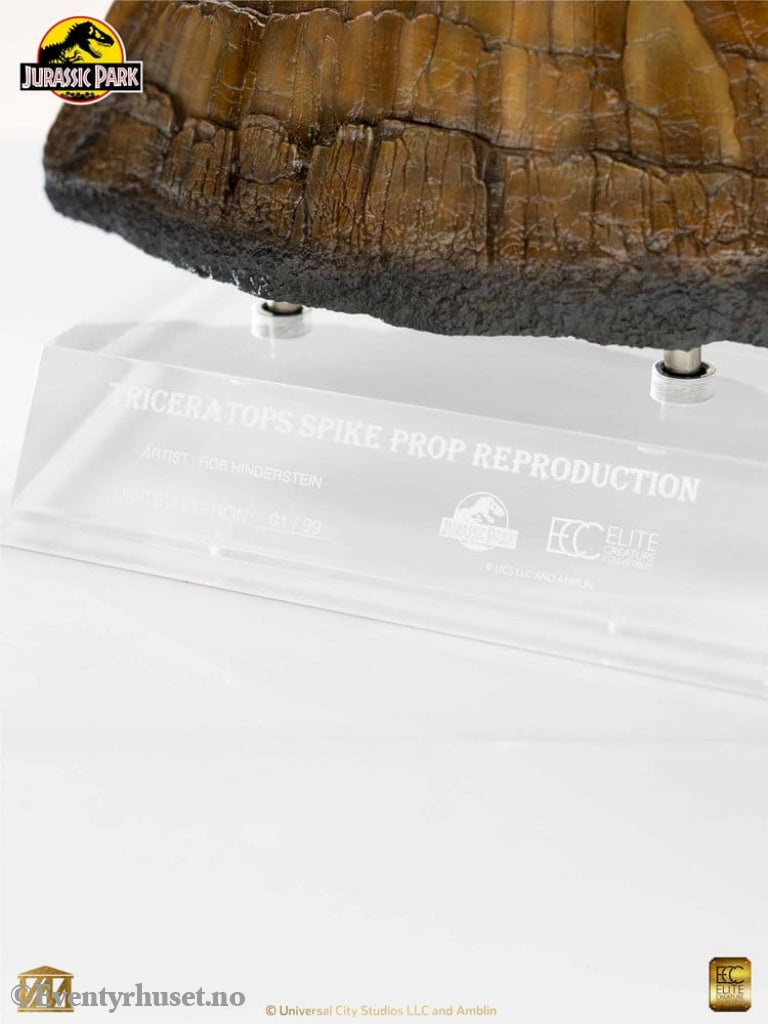 Jurassic Park Statue Triceratops Spike Prop (Reproduction) 19 cm Collectibles