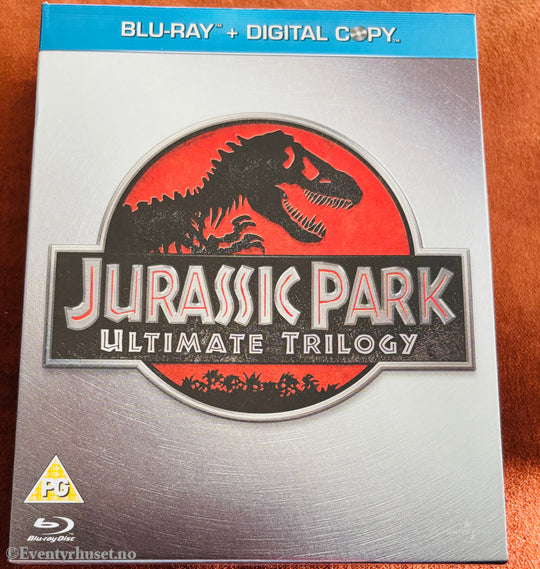 Jurassic Park Ultimate Trilogy. Blu-ray Disc. Samleboks!