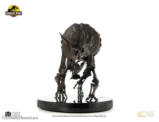 Jurassic World ECC Elite Creature Line Statue 1/12 Triceratops Fossil Skeleton Bronze 33 cm Collectibles