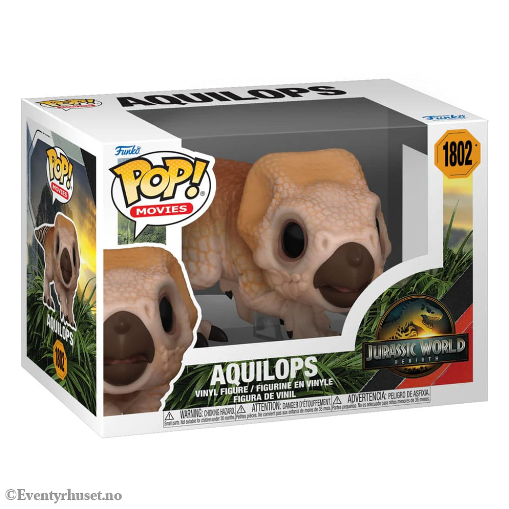 Jurassic World Rebirth POP! Movies Vinyl Figure Aquilops 9 cm Collectibles