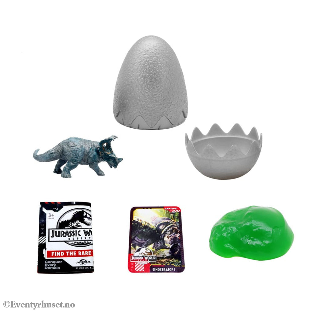 Jurassic World Rebirth Pop N Lock Breach Blind Box Captivz Build n Battle Dinos Display (12) Collectibles
