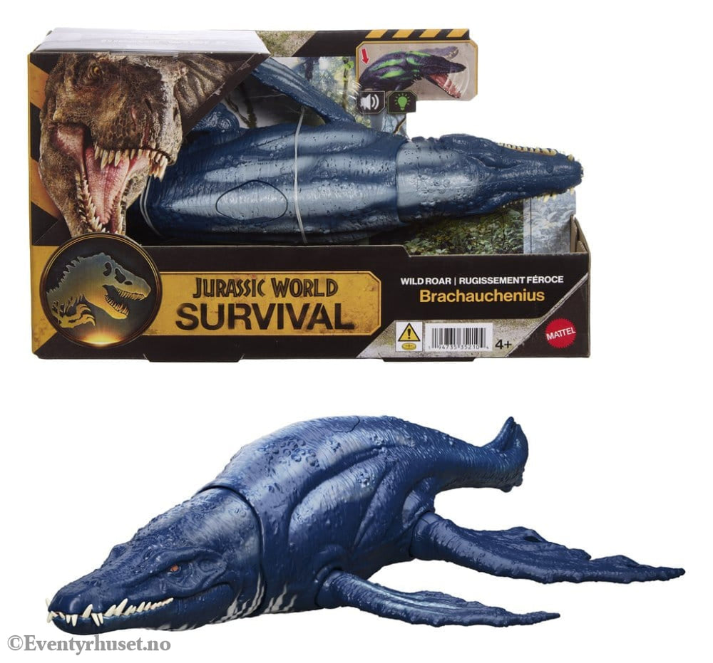 Jurassic World: Survival Action Figure Wild Roar Brachauchenius Toys